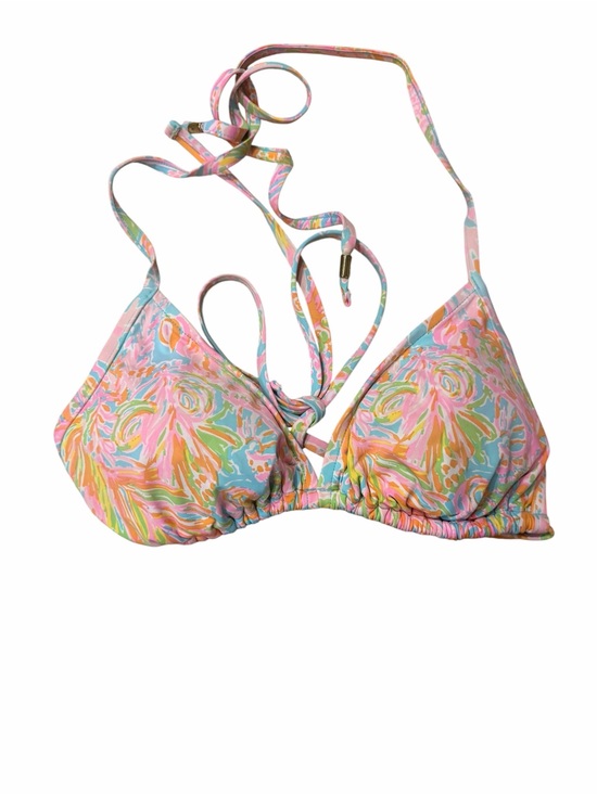 Lilly Pulitzer Other - Lilly Pulitzer🎀Pastel Floral Triangle Bikini Top 🎀NWOT🎀SZ L🎀Iconic Lilly!